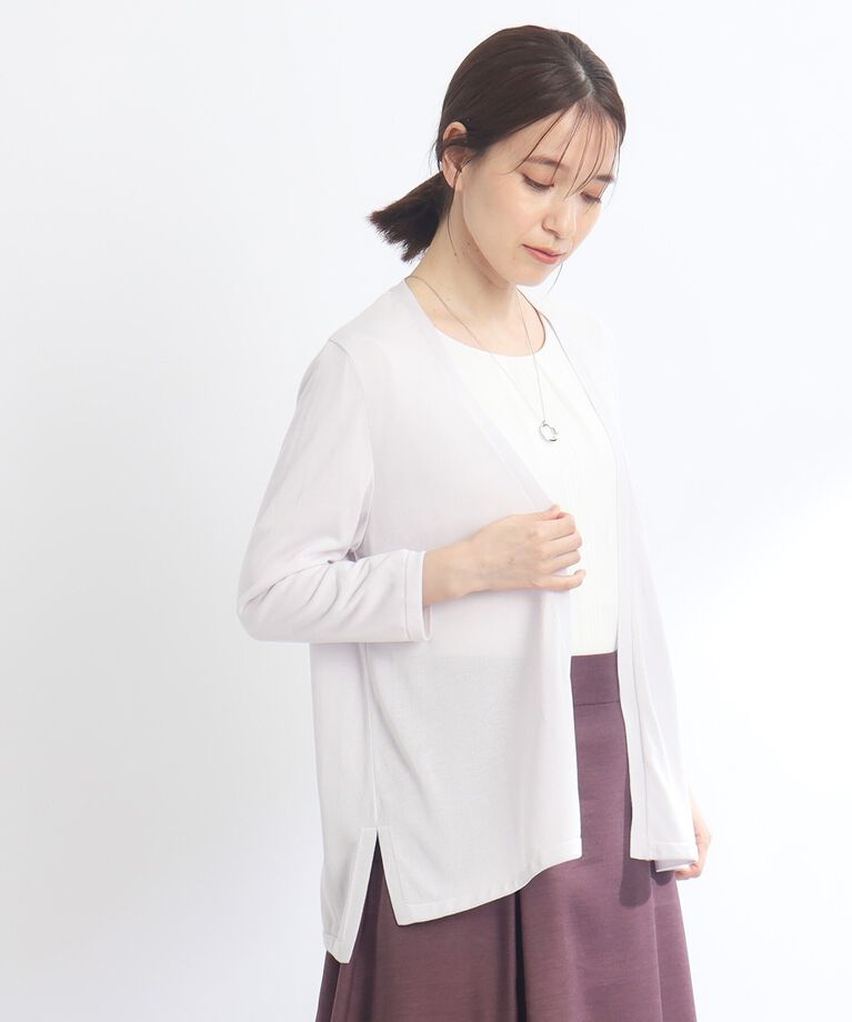 Reflect「【SALE／洗える】着流しカーディガン」|カーディガン|