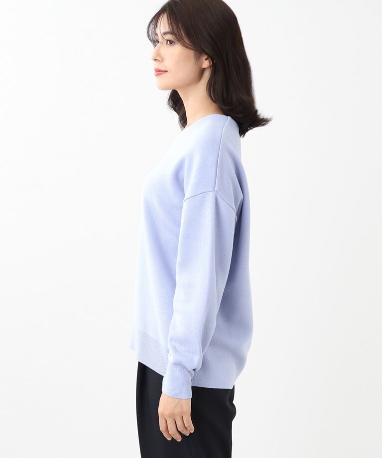 Reflect「【SALE／洗える】V開きオフボディニット」|ニット・セーター|
