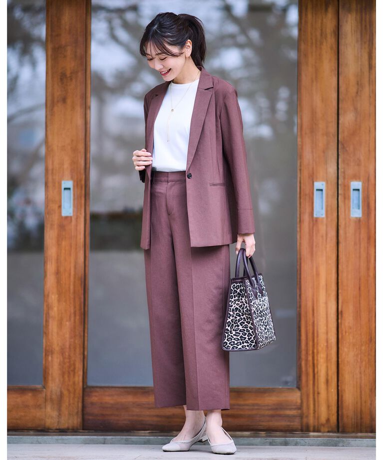 Reflect「【UVカット／マシンウォッシュ可／セットアップ可／夏の通勤におすすめ】ドライタッチストレートパンツ」|その他|