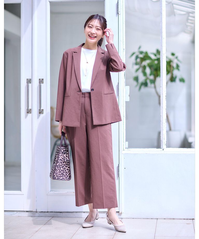 Reflect「【UVカット／マシンウォッシュ可／セットアップ可／夏の通勤におすすめ】ドライタッチストレートパンツ」|その他|