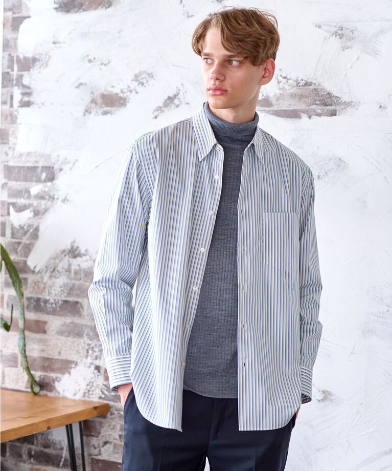 DRESSTERIOR「THOMAS MASON ストライプシャツ」|シャツ・ブラウス|