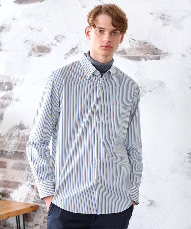 DRESSTERIOR「THOMAS MASON ストライプシャツ」|シャツ・ブラウス|
