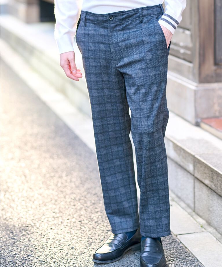 DRESSTERIOR「【セットアップ可】ネイビーグレンチェックパンツ」|その他|