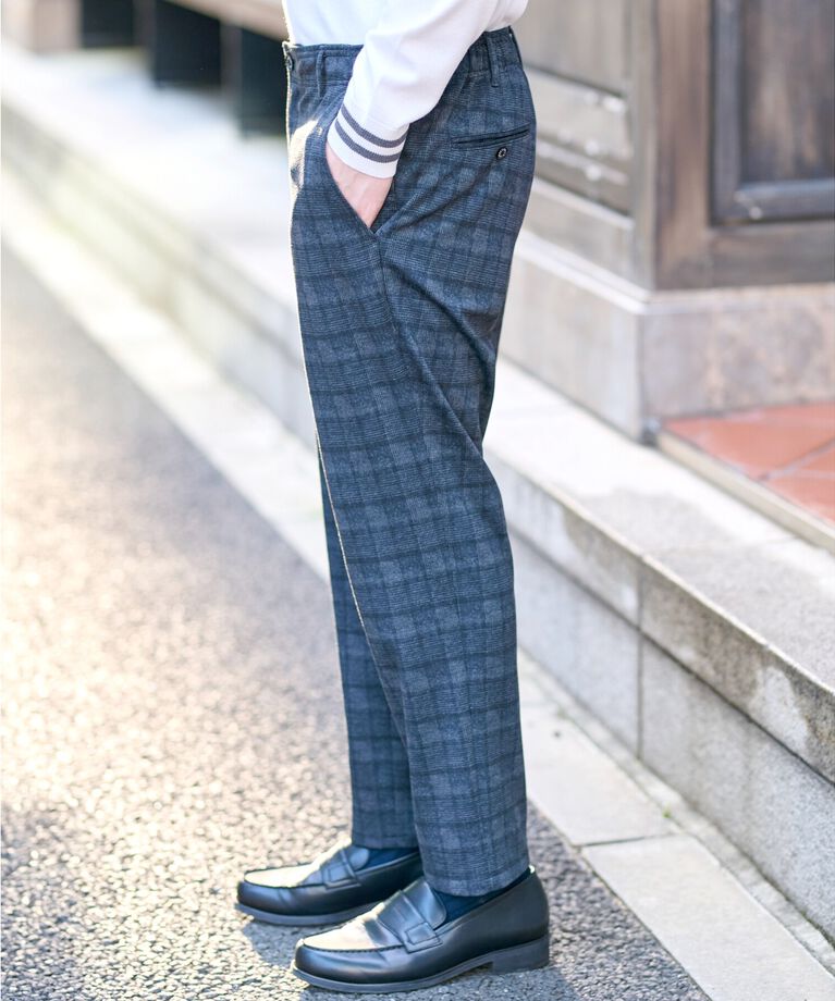 DRESSTERIOR「【セットアップ可】ネイビーグレンチェックパンツ」|その他|