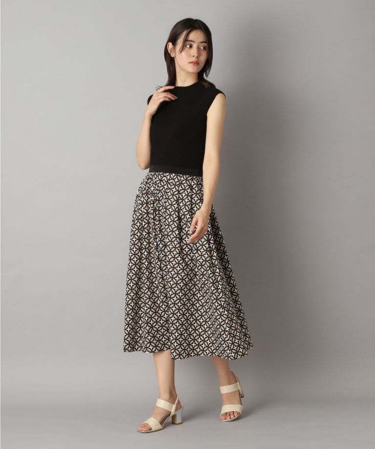 DRESSTERIOR「【洗える】オーバーラップサークルフレンチスリーブワンピ」|ワンピース|