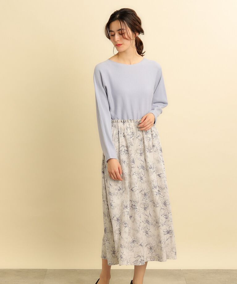 grove「ニット×スカートドッキングワンピース」|ワンピース|