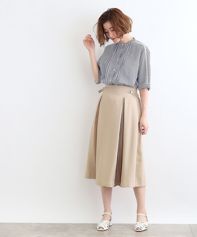 grove「【イージーケア・UVカット・接触冷感】ピンタックドルマンシャツブラウス」|シャツ・ブラウス|