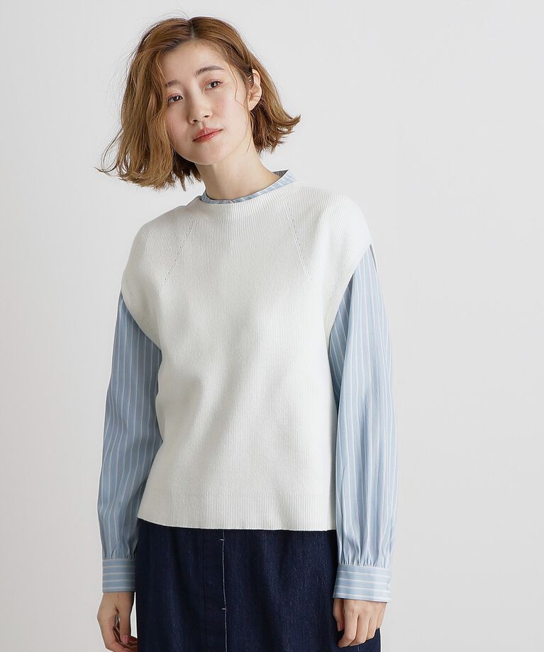 grove「ベスト×シャツSET」|ニット・セーター|