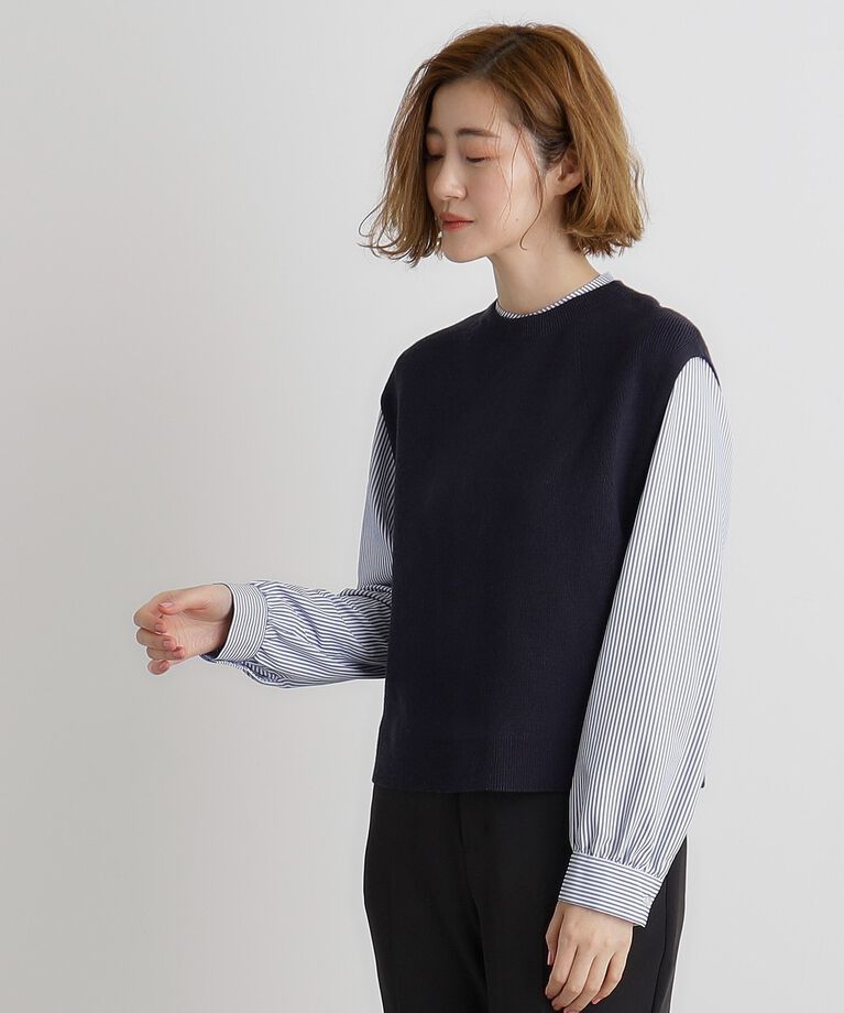 grove「ベスト×シャツSET」|ニット・セーター|
