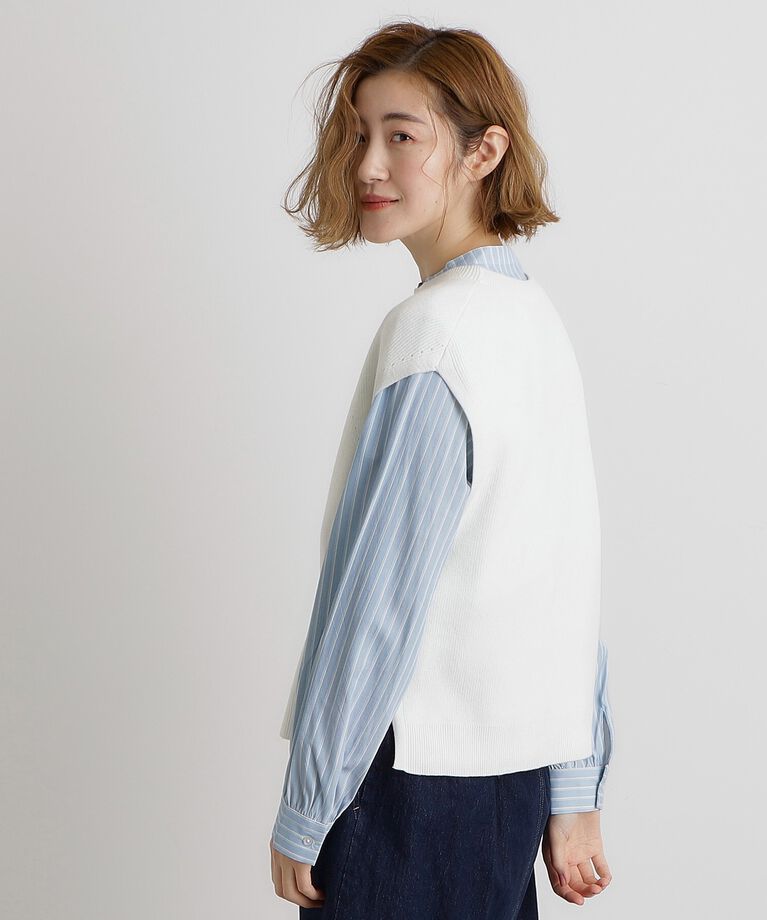 grove「ベスト×シャツSET」|ニット・セーター|