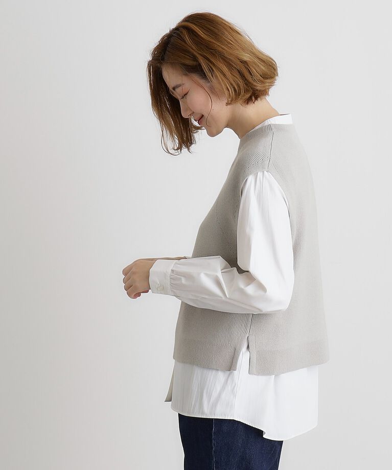 grove「ベスト×シャツSET」|ニット・セーター|