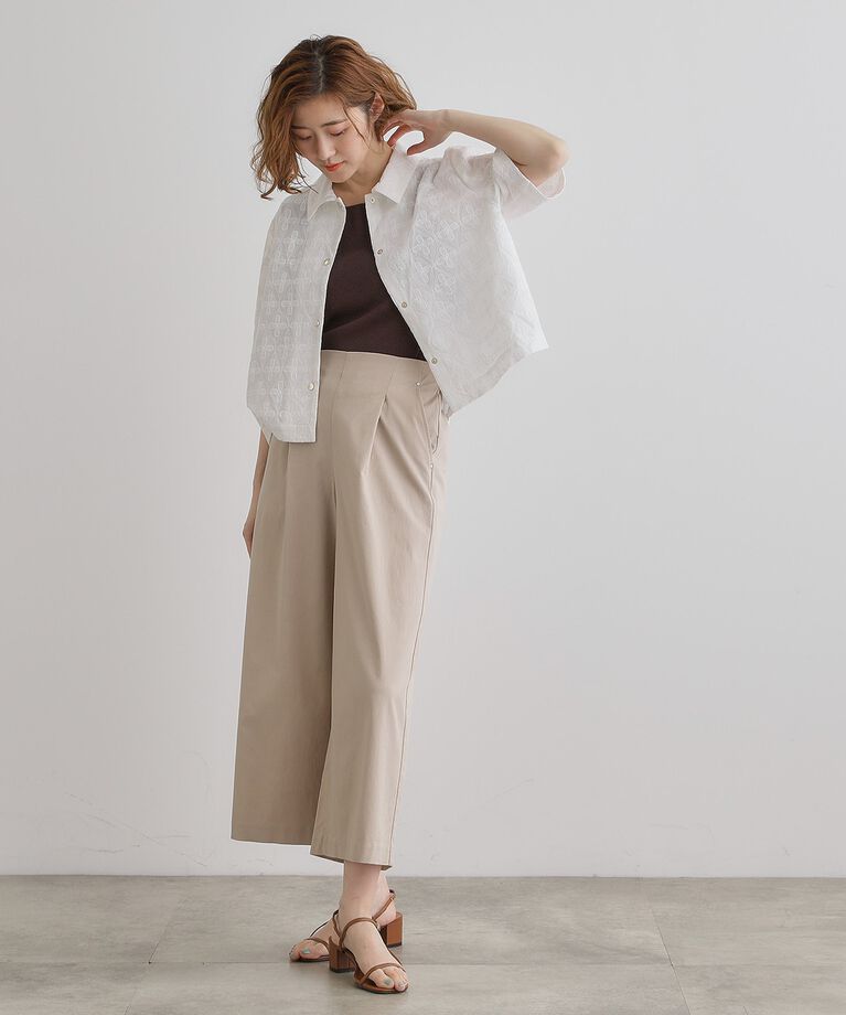 grove「【冷感】サマーハイパーストレッチワイドパンツ」|その他|
