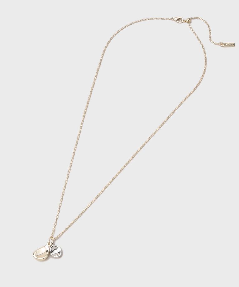INDIVI「【レイヤード素材】デザイントップミドルネックレス」|ネックレス|