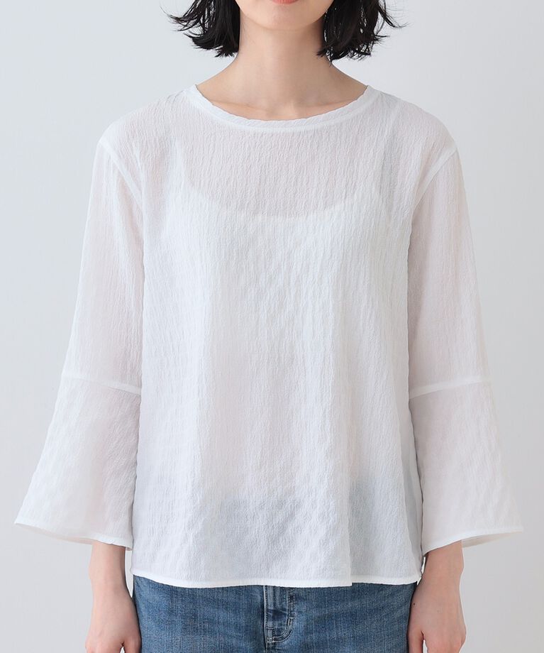 INDIVI「春SALE！【2点セット／洗える】カセット服 キャミ＆ブラウス セットトップス」|その他|
