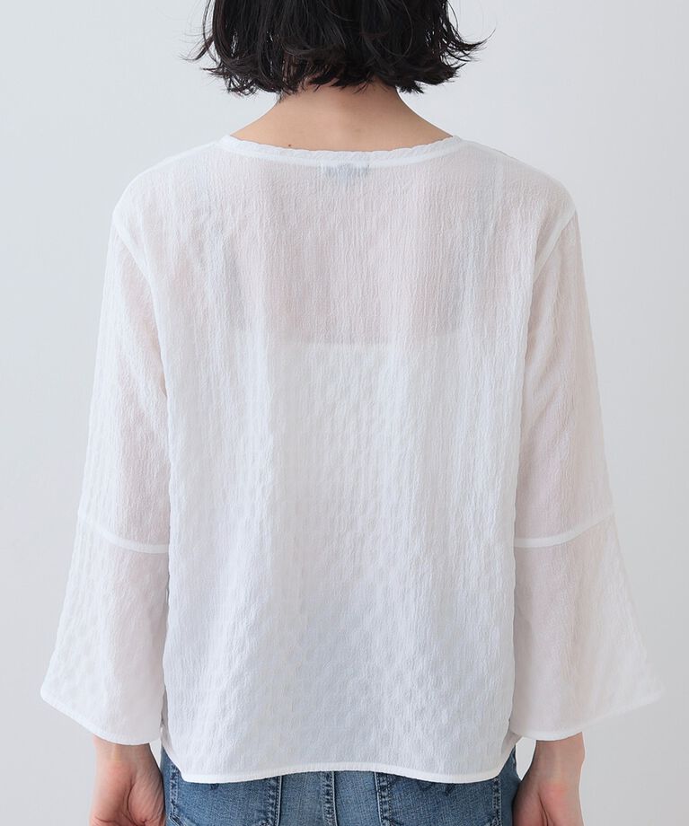INDIVI「春SALE！【2点セット／洗える】カセット服 キャミ＆ブラウス セットトップス」|その他|