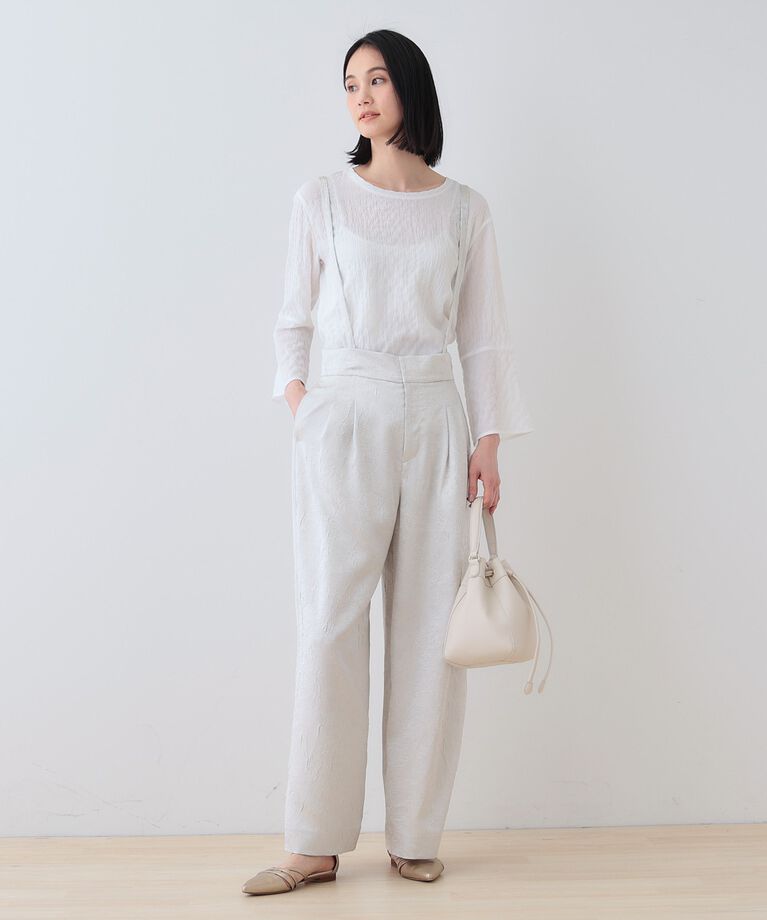 INDIVI「春SALE！【2点セット／洗える】カセット服 キャミ＆ブラウス セットトップス」|その他|
