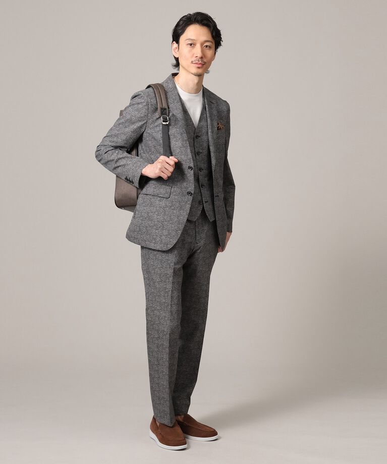 TAKEO KIKUCHI「【抗菌防臭】COOL DOTS（R）ドビープリント ジャケット」|テーラードジャケット|