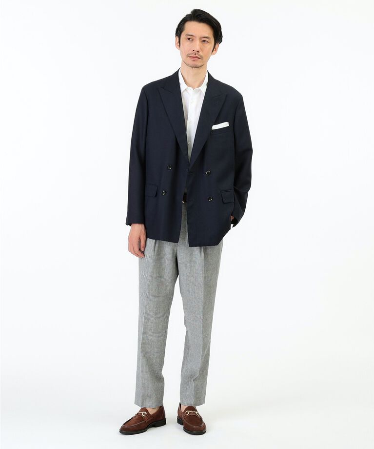 TAKEO KIKUCHI「【THE FLAGSHIP】グレンチェック ツータックパンツ」|その他|