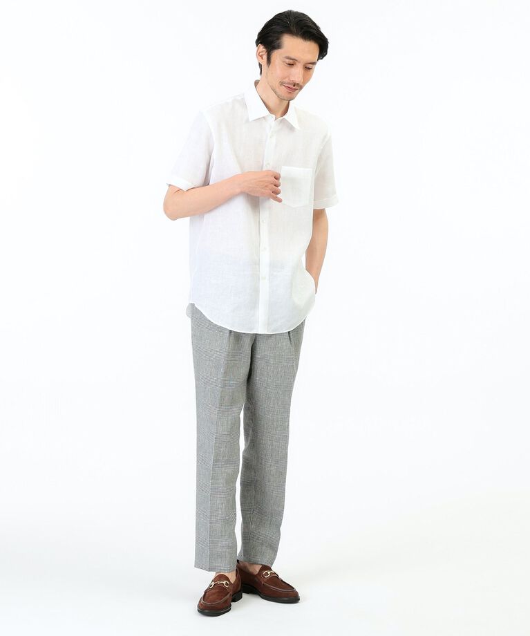 TAKEO KIKUCHI「【THE FLAGSHIP】グレンチェック ツータックパンツ」|その他|