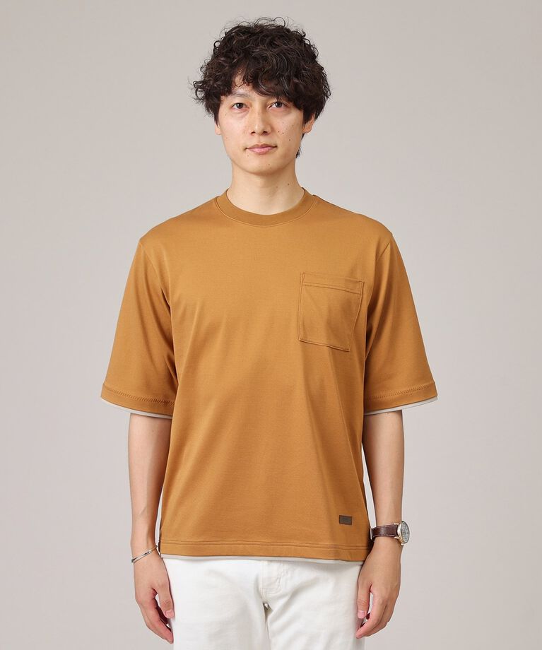 TAKEO KIKUCHI「【接触冷感/日本製】レイヤード Tシャツ」|Tシャツ・カットソー|