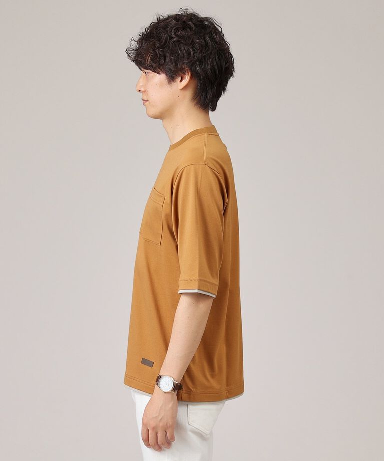 TAKEO KIKUCHI「【接触冷感/日本製】レイヤード Tシャツ」|Tシャツ・カットソー|