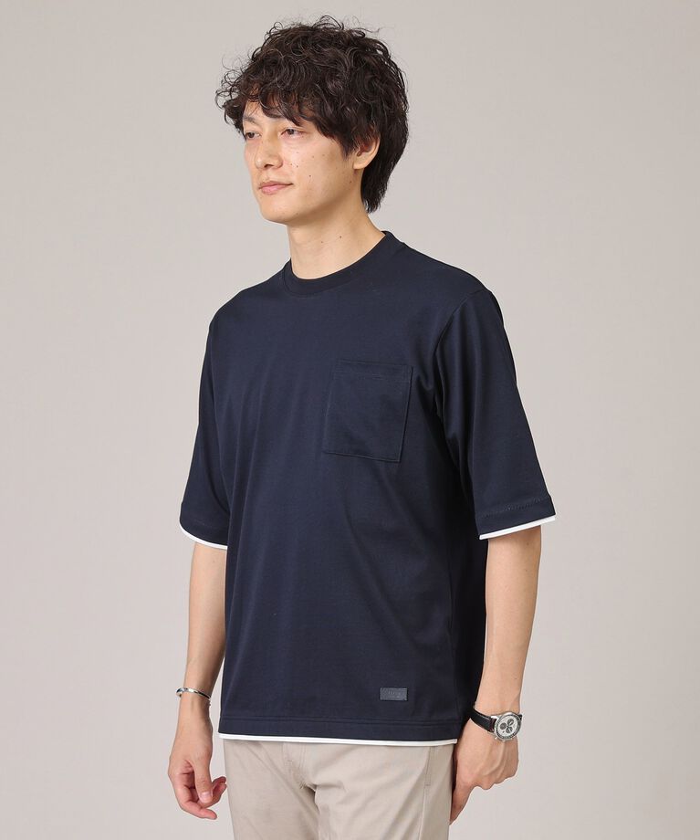 TAKEO KIKUCHI「【接触冷感/日本製】レイヤード Tシャツ」|Tシャツ・カットソー|
