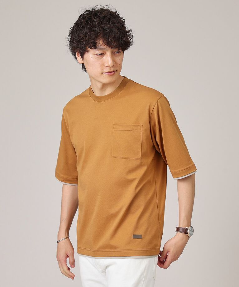 TAKEO KIKUCHI「【接触冷感/日本製】レイヤード Tシャツ」|Tシャツ・カットソー|
