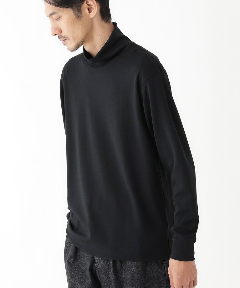 TAKEO KIKUCHI「【THE FLAGSHIP】ウール混 オフネック プルオーバー」|Tシャツ・カットソー|