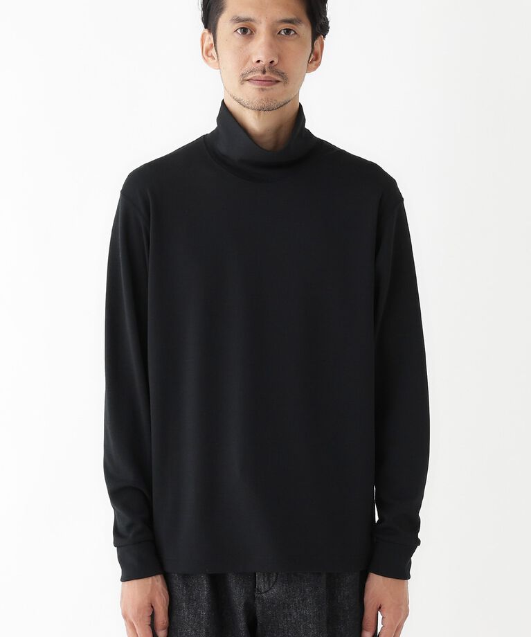 TAKEO KIKUCHI「【THE FLAGSHIP】ウール混 オフネック プルオーバー」|Tシャツ・カットソー|