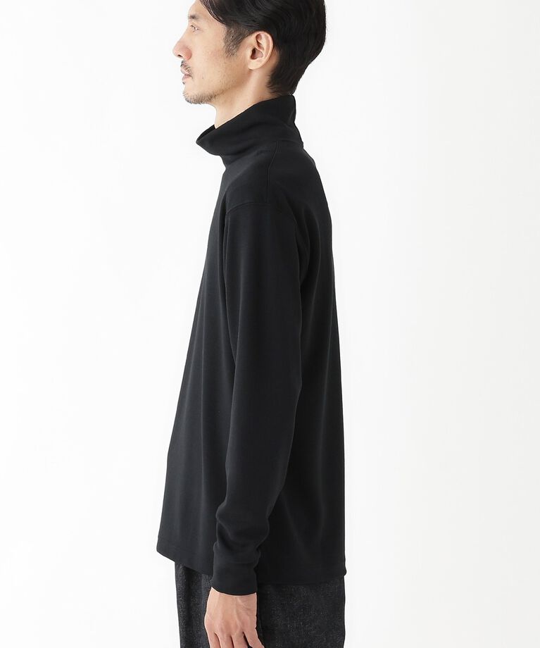 TAKEO KIKUCHI「【THE FLAGSHIP】ウール混 オフネック プルオーバー」|Tシャツ・カットソー|