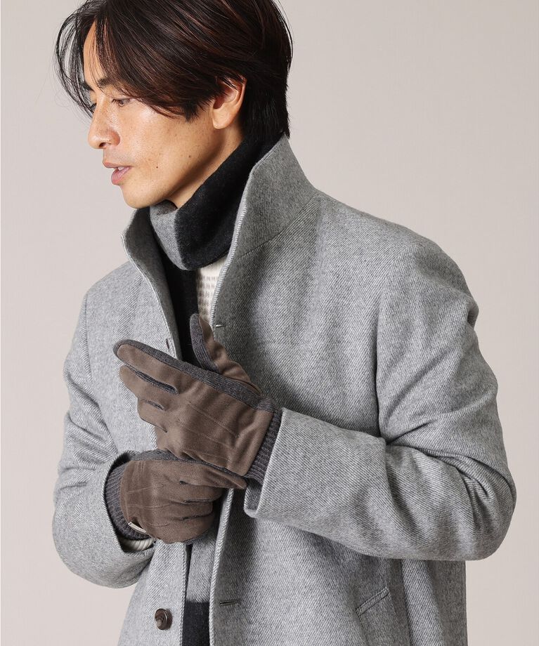TAKEO KIKUCHI「【スマホ対応】ニットコンビ グローブ」|手袋|