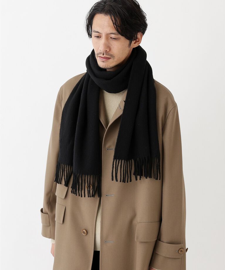TAKEO KIKUCHI「【THE FLAGSHIP】バルキー カシミヤ マフラー」|ストール|