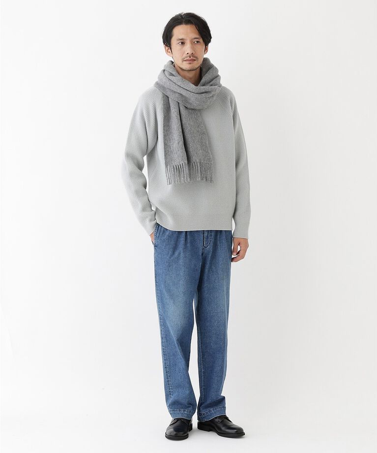 TAKEO KIKUCHI「【THE FLAGSHIP】バルキー カシミヤ マフラー」|ストール|