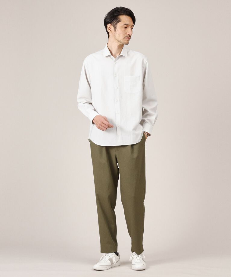 TAKEO KIKUCHI「【Made in JAPAN】麻調ショートカラーシャツ」|シャツ・ブラウス|