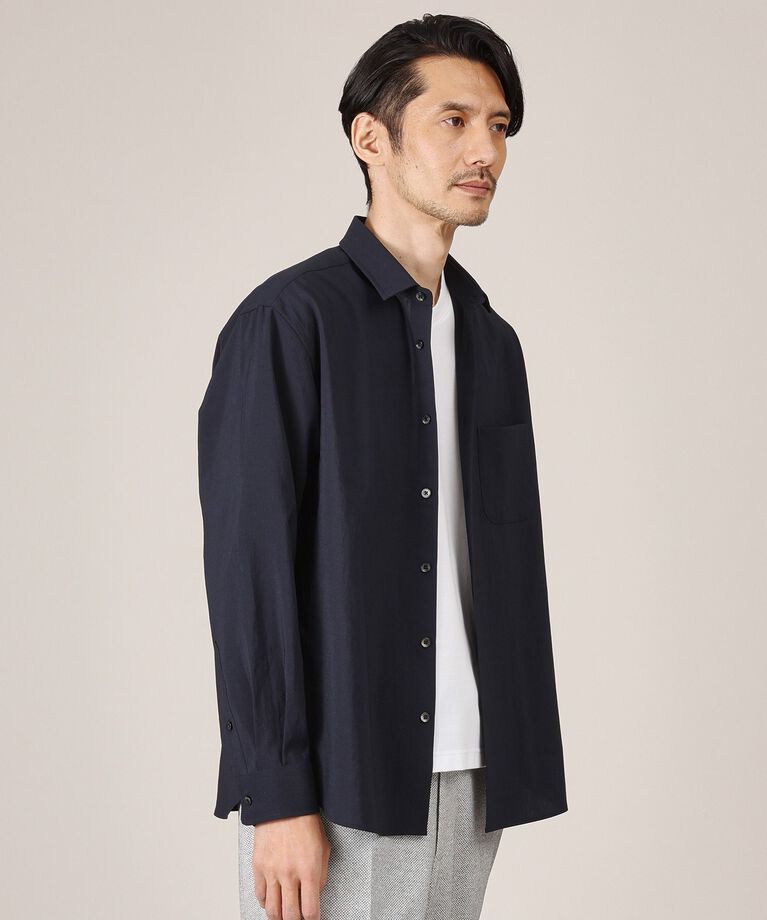 TAKEO KIKUCHI「【Made in JAPAN】麻調ショートカラーシャツ」|シャツ・ブラウス|
