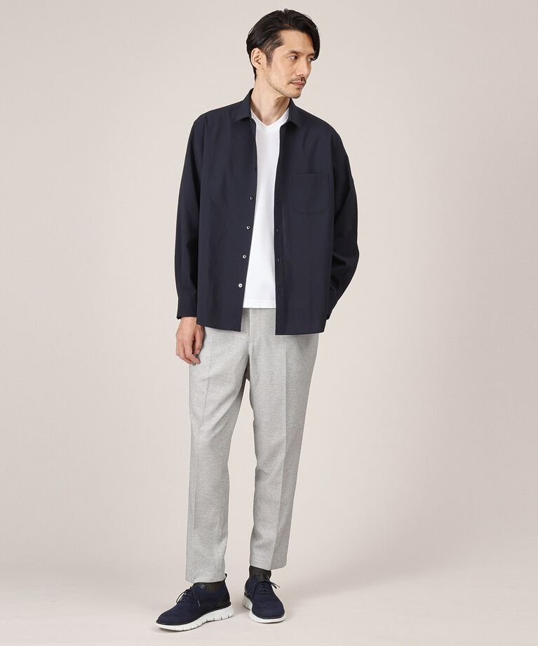TAKEO KIKUCHI「【Made in JAPAN】麻調ショートカラーシャツ」|シャツ・ブラウス|