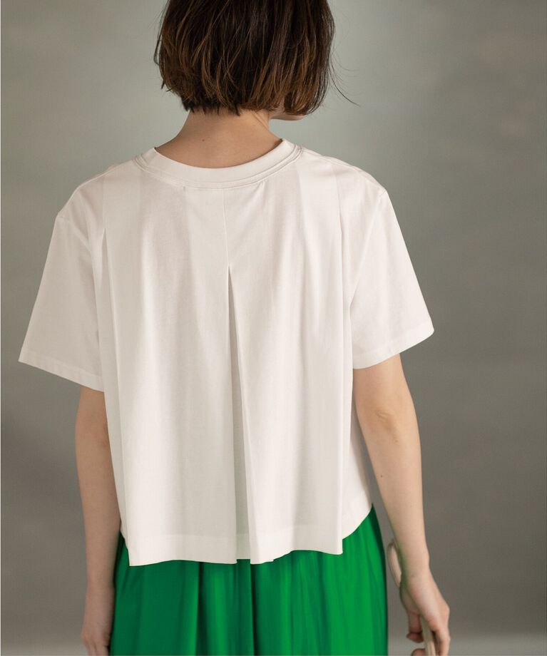 OPAQUE.CLIP「クロップドバックシャンTシャツ」|Tシャツ・カットソー|