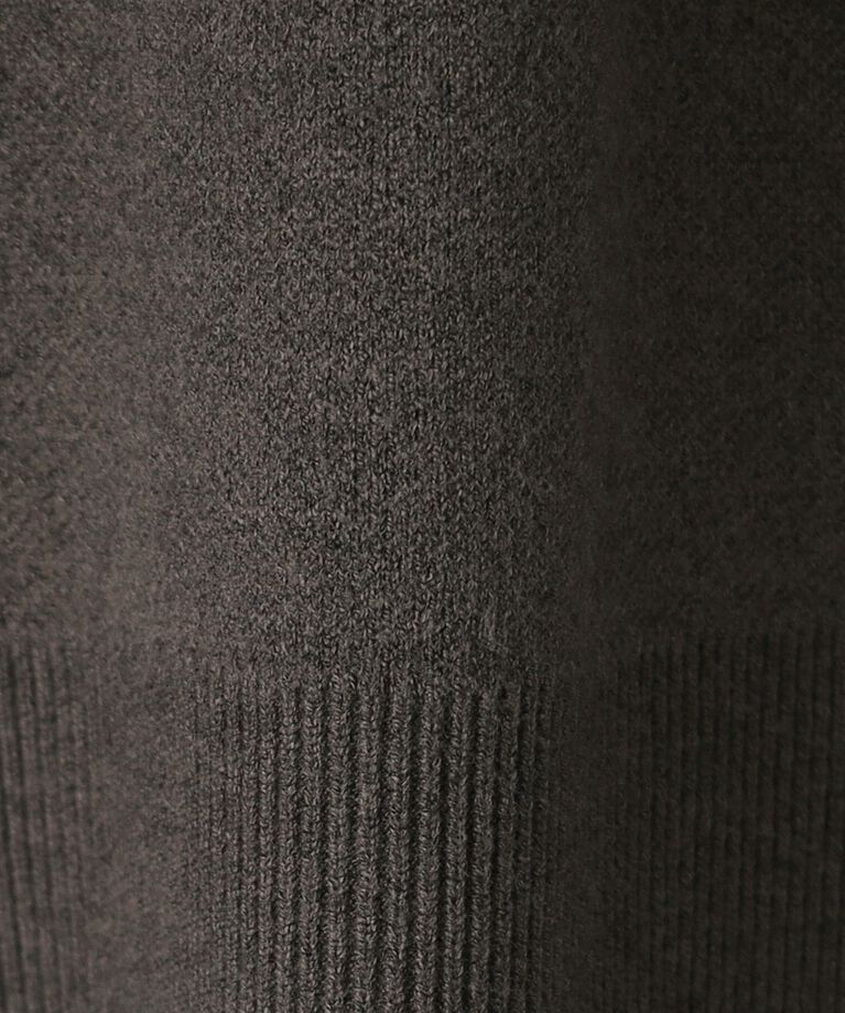 THE SHOP TK「キーネックミドル丈カーデ【手洗い可】」|カーディガン|