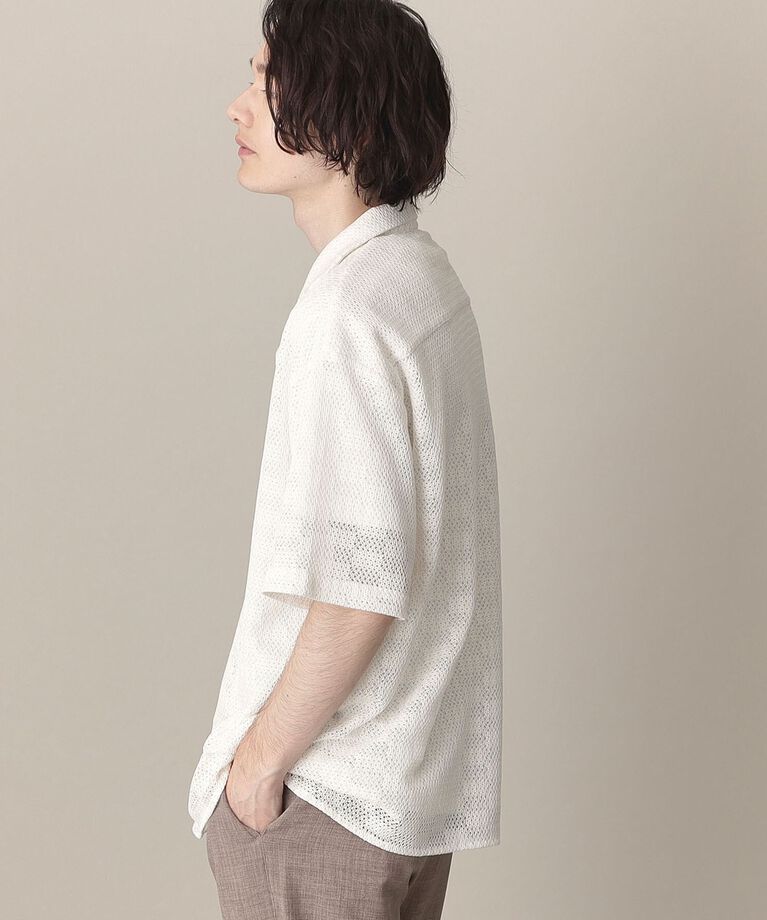 THE SHOP TK「【通気性◎/リラックスシルエット】クラフトレースシャツ」|シャツ・ブラウス|