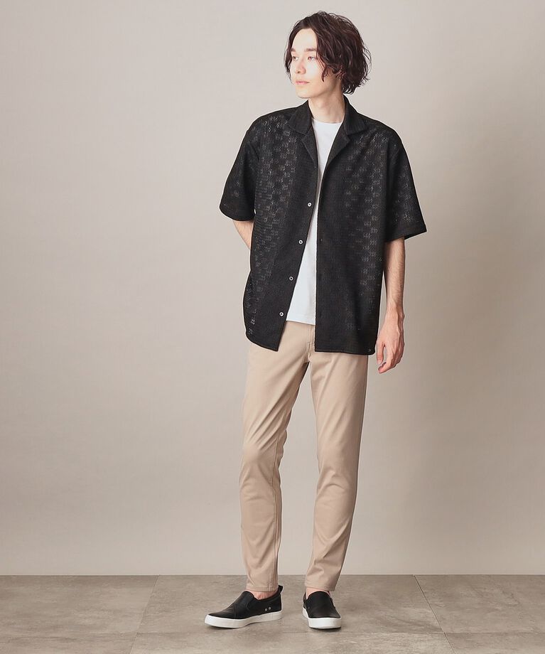 THE SHOP TK「【通気性◎/リラックスシルエット】クラフトレースシャツ」|シャツ・ブラウス|