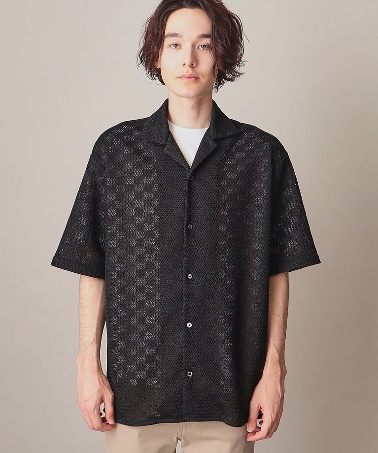 THE SHOP TK「【通気性◎/リラックスシルエット】クラフトレースシャツ」|シャツ・ブラウス|