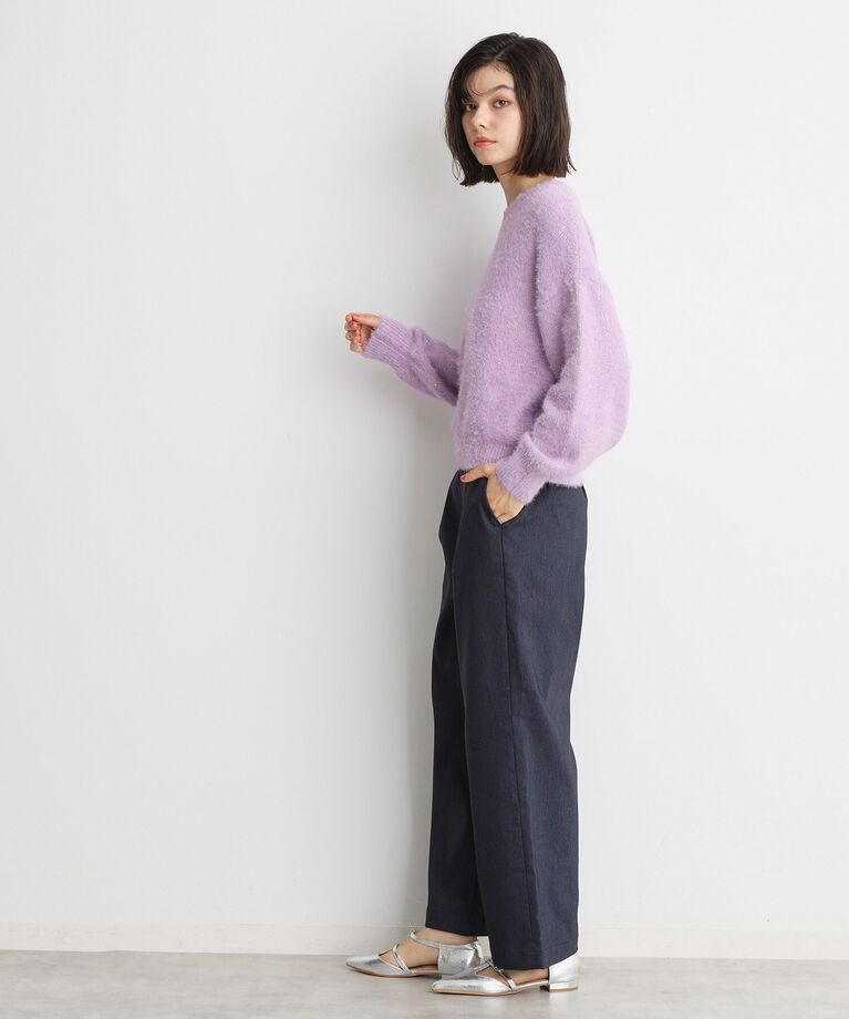 THE SHOP TK「【ラクでキレイ】ハイパーストレッチ裏起毛ワイドパンツ/洗える」|その他|