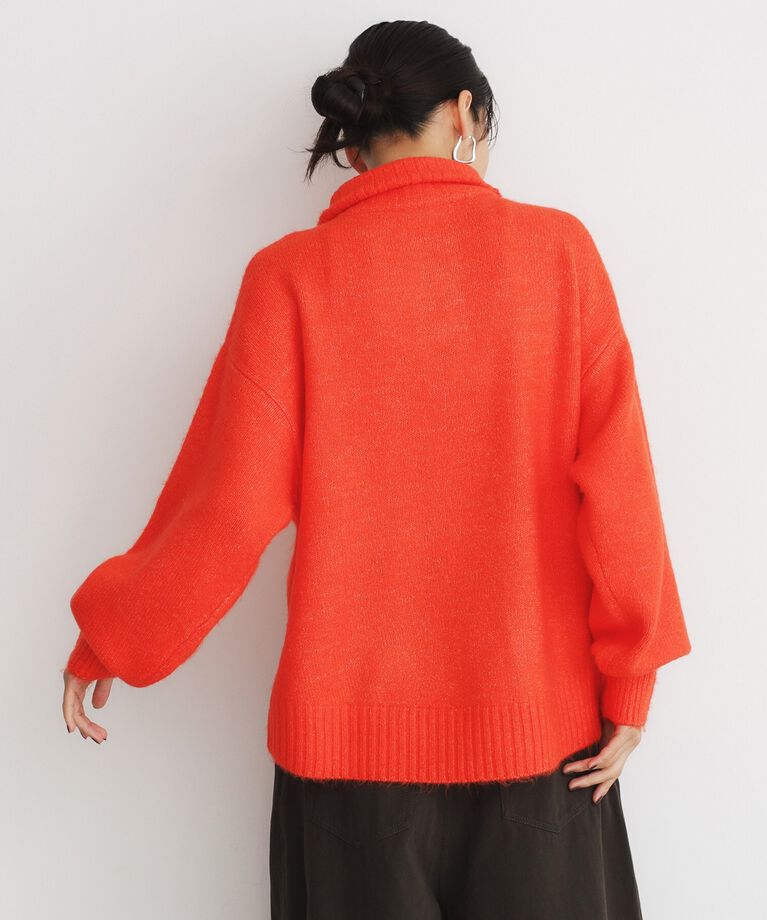 THE SHOP TK「ハーフジップリラックスニット」|ニット・セーター|