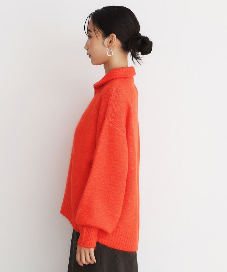 THE SHOP TK「ハーフジップリラックスニット」|ニット・セーター|