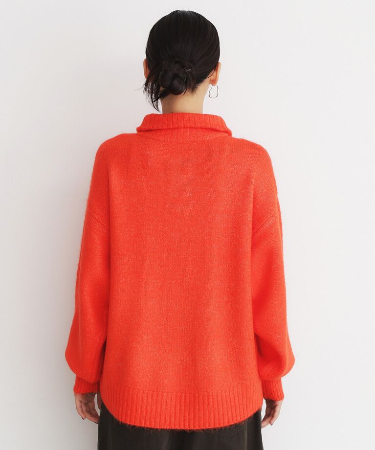THE SHOP TK「ハーフジップリラックスニット」|ニット・セーター|