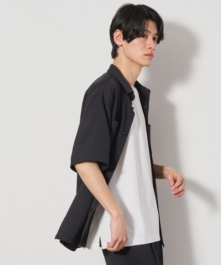 THE SHOP TK「ドライポリ半袖シャツ　セットアップ可/吸水速乾/軽量」|シャツ・ブラウス|