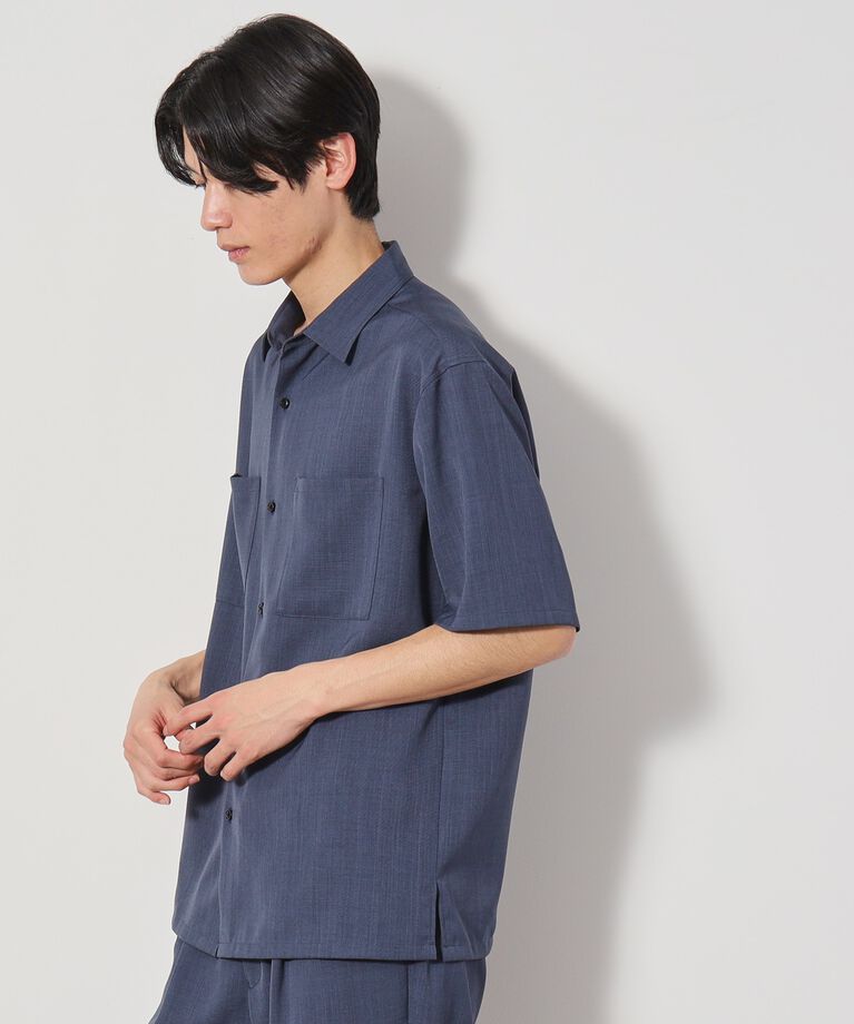 THE SHOP TK「ドライポリ半袖シャツ　セットアップ可/吸水速乾/軽量」|シャツ・ブラウス|