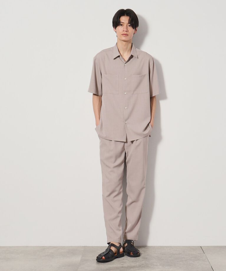 THE SHOP TK「ドライポリ半袖シャツ　セットアップ可/吸水速乾/軽量」|シャツ・ブラウス|