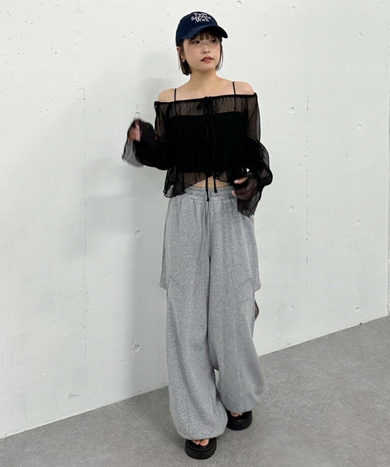 archives「サイドカットアウトスウェットパンツ」|その他|