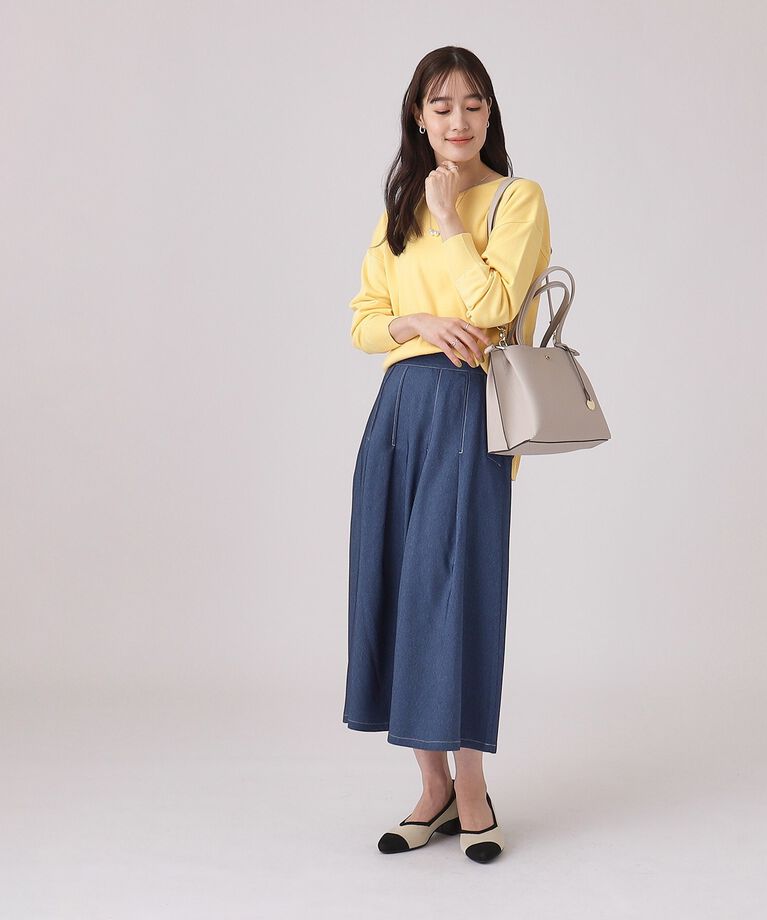 SHOO･LA･RUE「【軽量/2WAY/通勤】きちんと派の ふわっと軽いトートバッグ」|ハンドバッグ|